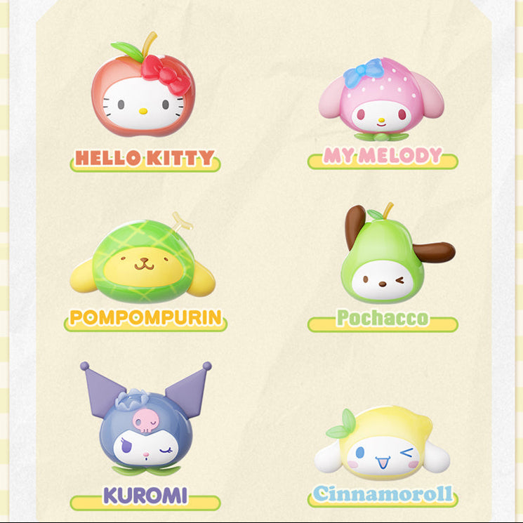 Tiny Sanrio Characters Family Fruit Series Blind Box Figures