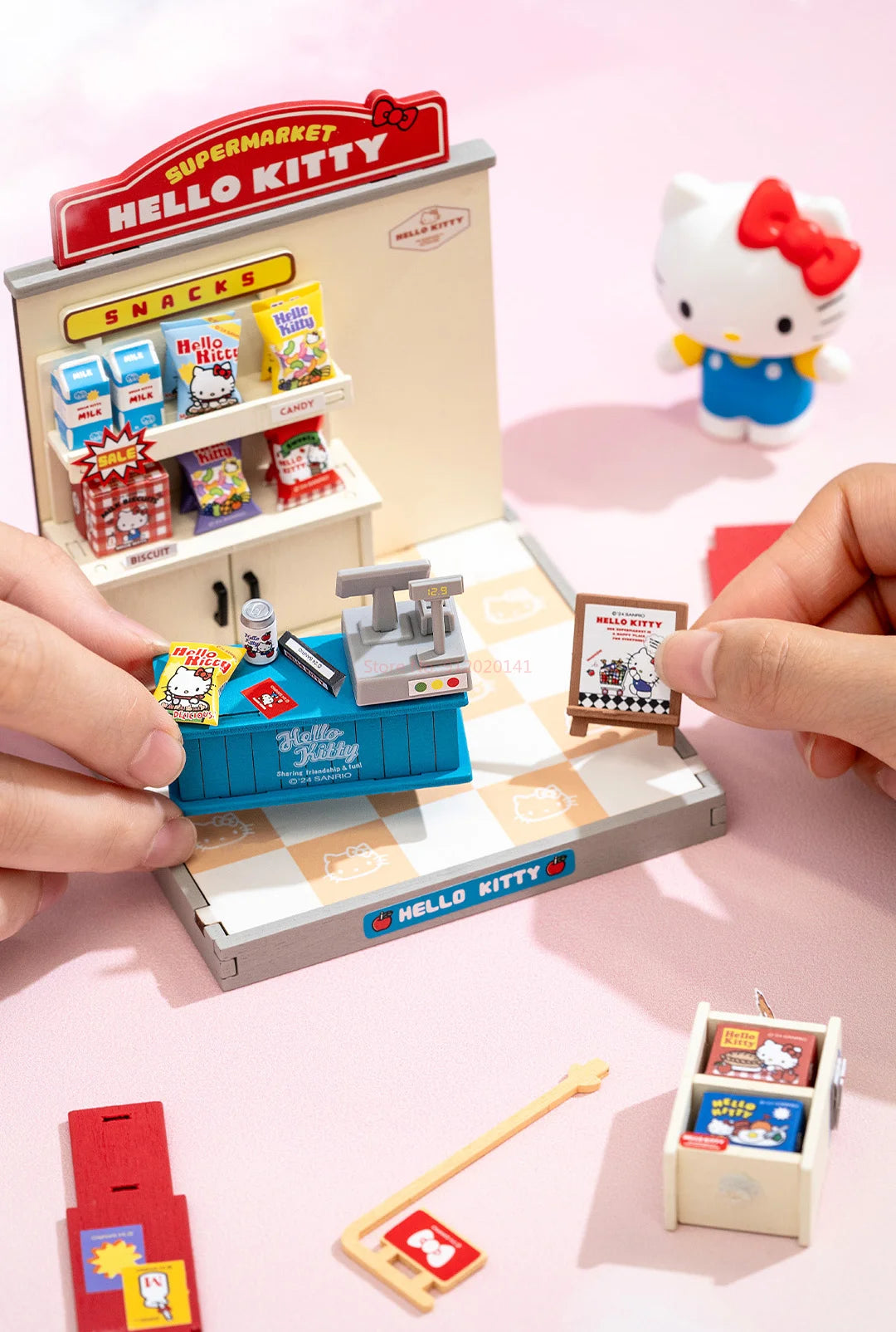 Sanrio Store Manager Series Assembling House Model Toys
