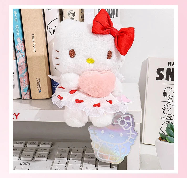 Hello Kitty 12cm Plush Keychain