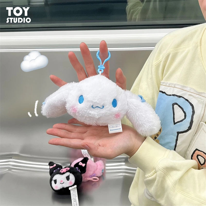 Sanrio Characters Plush Face Only Keychain