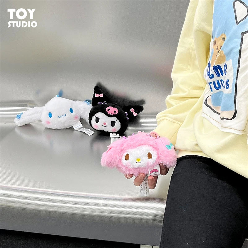 Sanrio Characters Plush Face Only Keychain