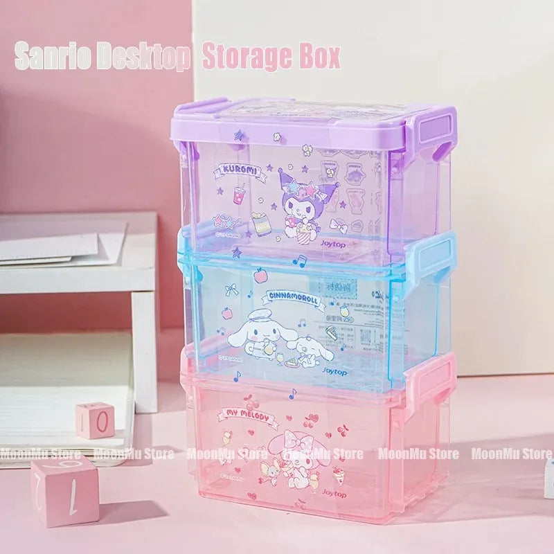 3Pc/Set Sanrio Desktop Organization Box