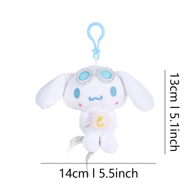 Sanrio Characters Adorable Plush Keychain Pendants