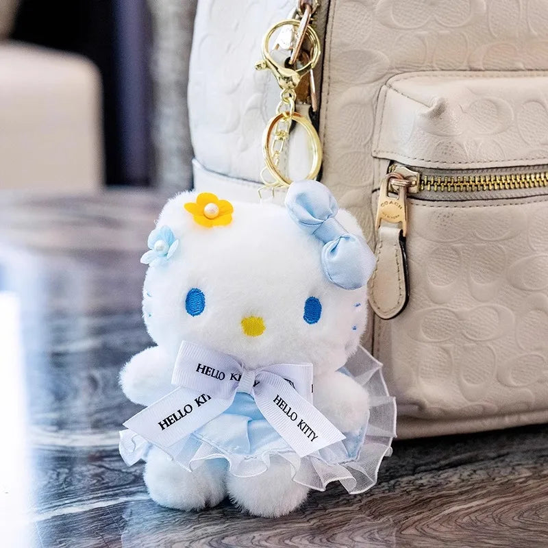 Hello Kitty 12cm Plush Keychain