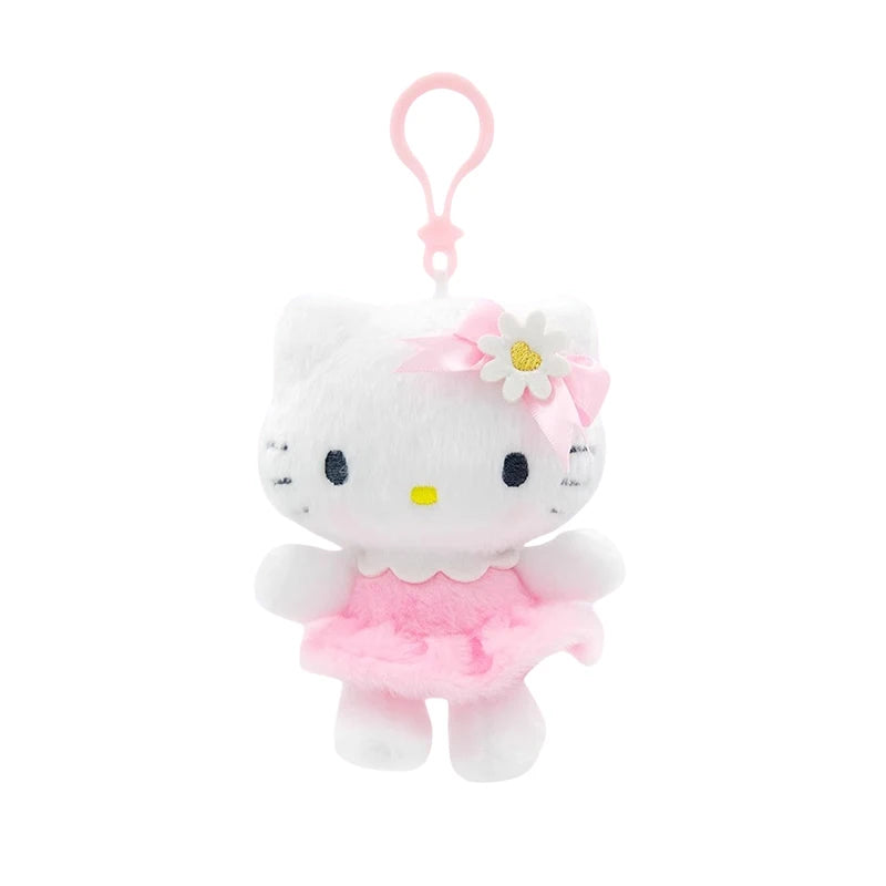 Sanrio Plush 10cm Adorable Flower Keychains