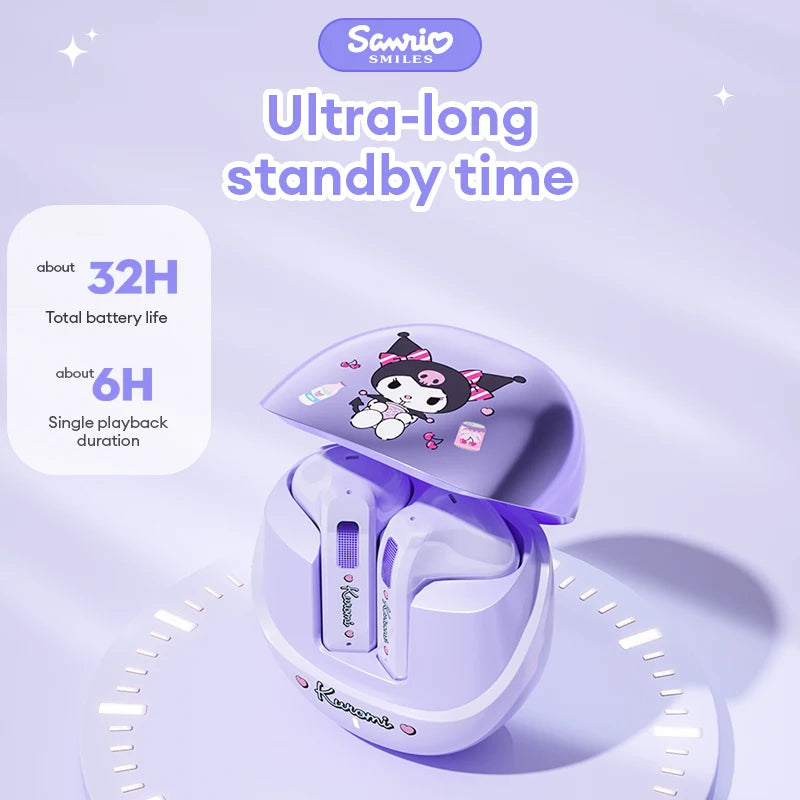 Sanrio Characters Bluetooth Wireless Adorable Earbuds