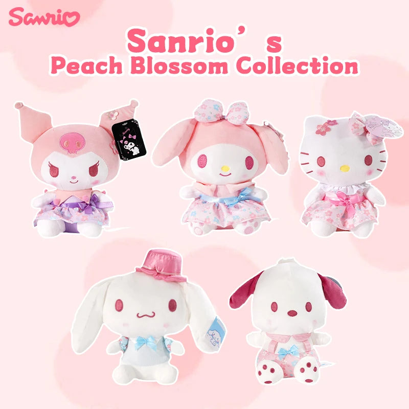 Sanrio Characters 'Peach Blossom' Series Plushies
