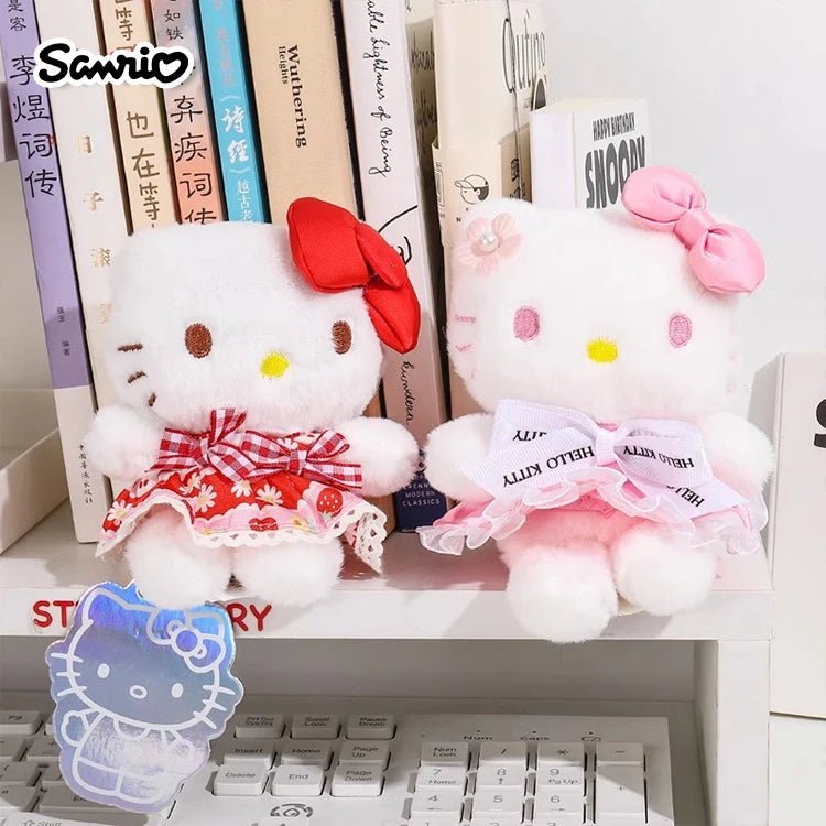 Hello Kitty 12cm Plush Keychain