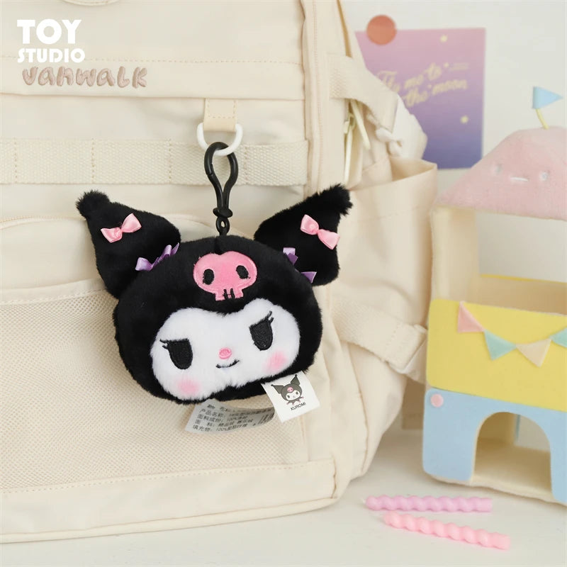 Sanrio Characters Plush Face Only Keychain
