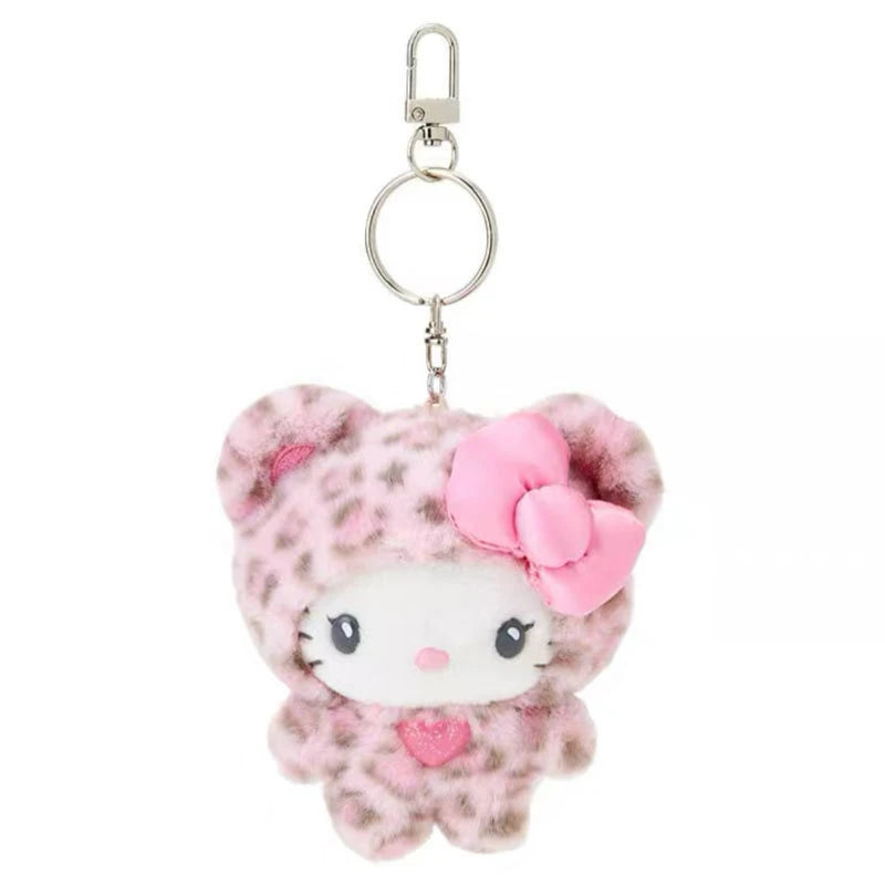 Hello Kitty Leopard Plush Pendant