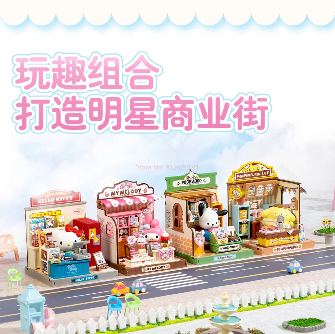 Sanrio Store Manager Series Assembling House Model Toys
