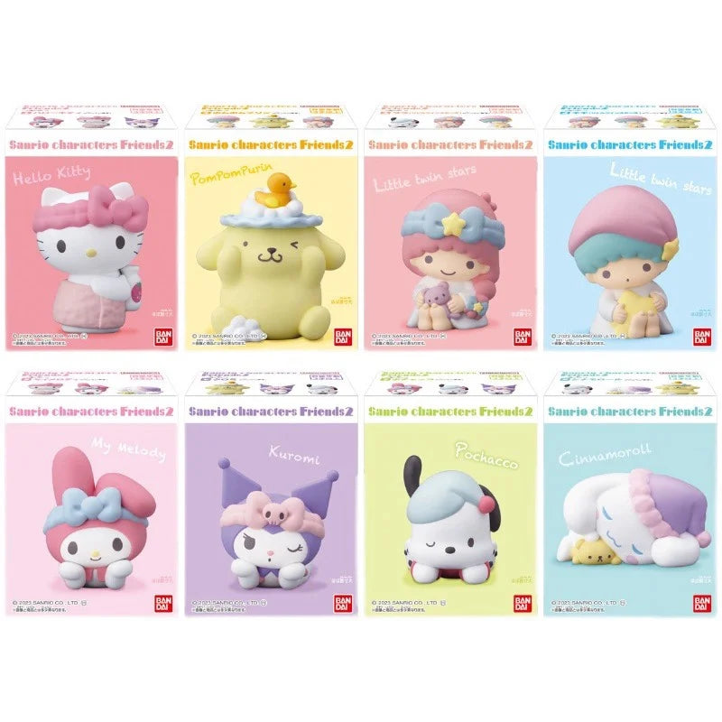Sanrio Characters 'Good Night Friends' Series Toy Action Figures