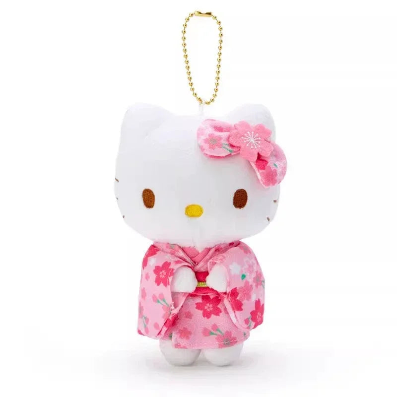 Hello Kitty Matcha Kimono Plushie Keychain
