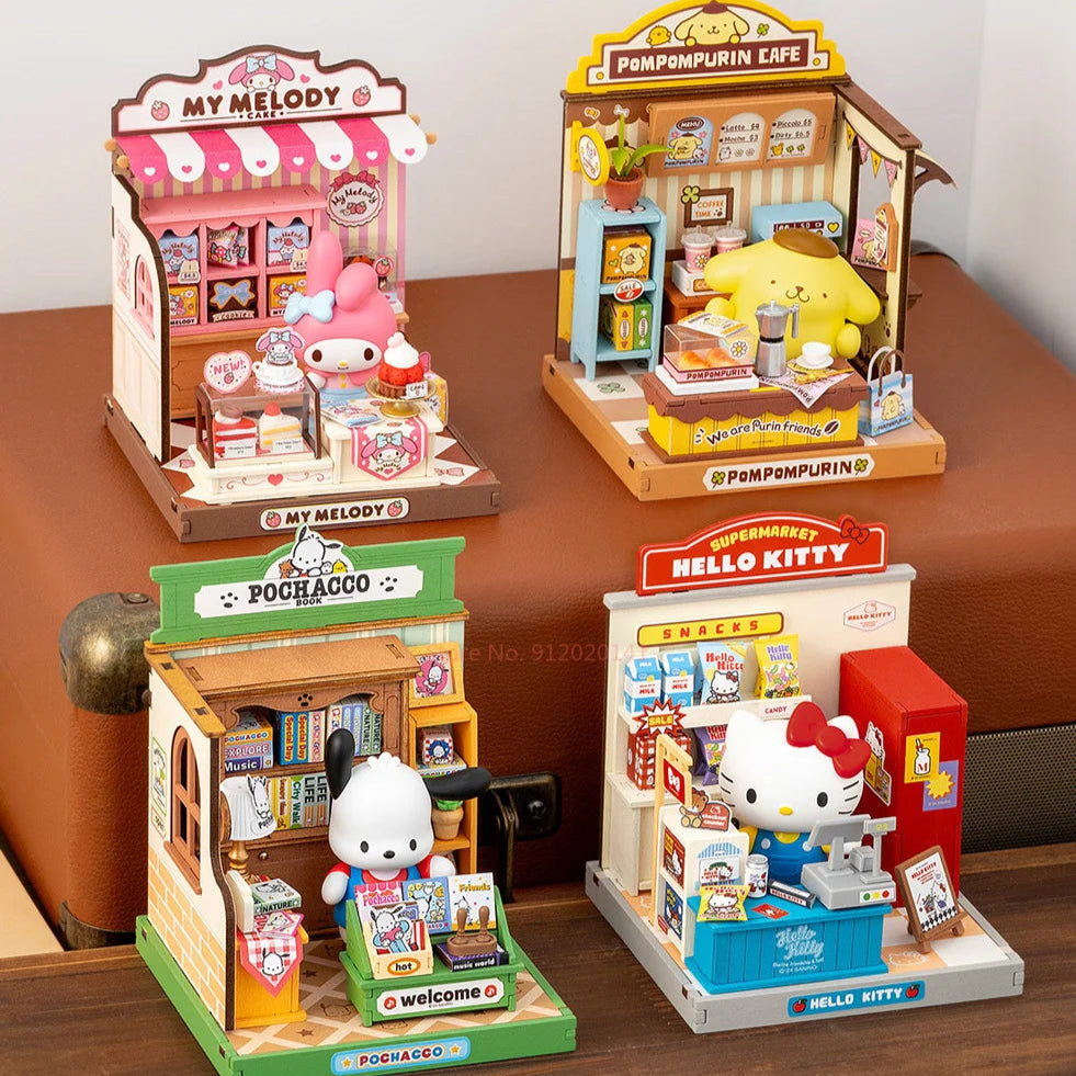 Sanrio Store Manager Series Assembling House Model Toys