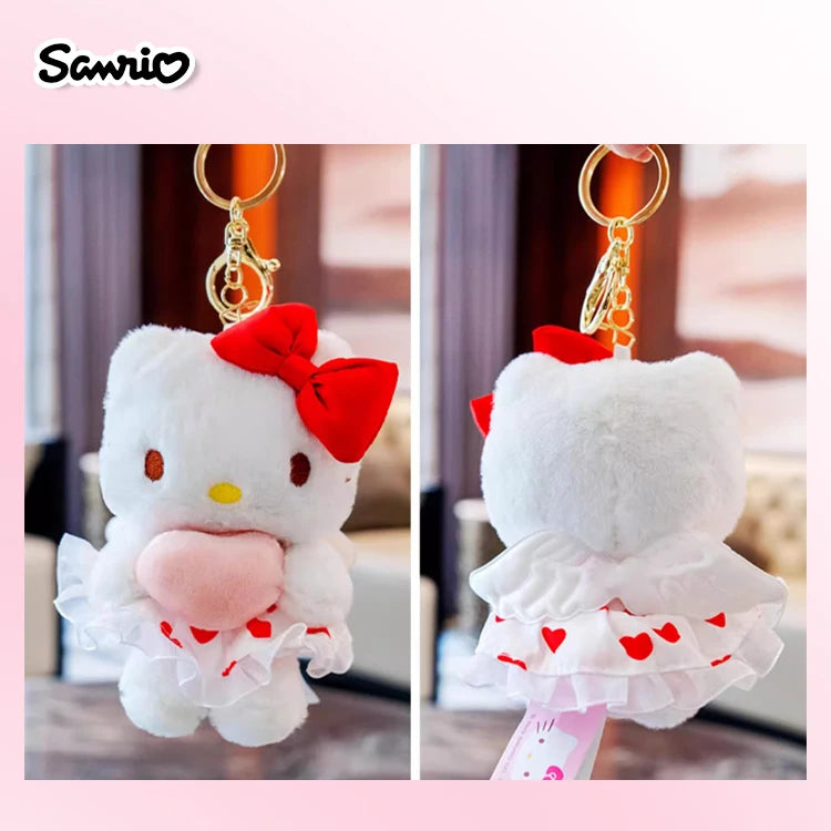 Hello Kitty 12cm Plush Keychain