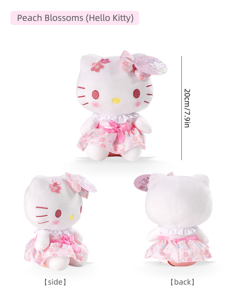Sanrio Characters 'Peach Blossom' Series Plushies