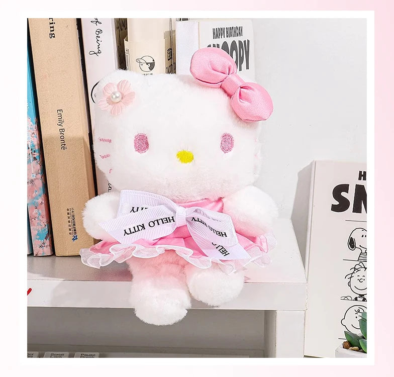 Hello Kitty 12cm Plush Keychain