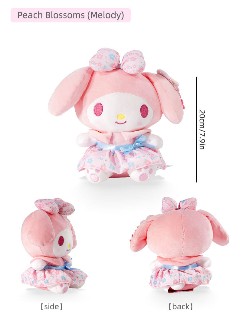 Sanrio Characters 'Peach Blossom' Series Plushies
