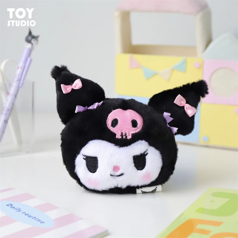 Sanrio Characters Plush Face Only Keychain