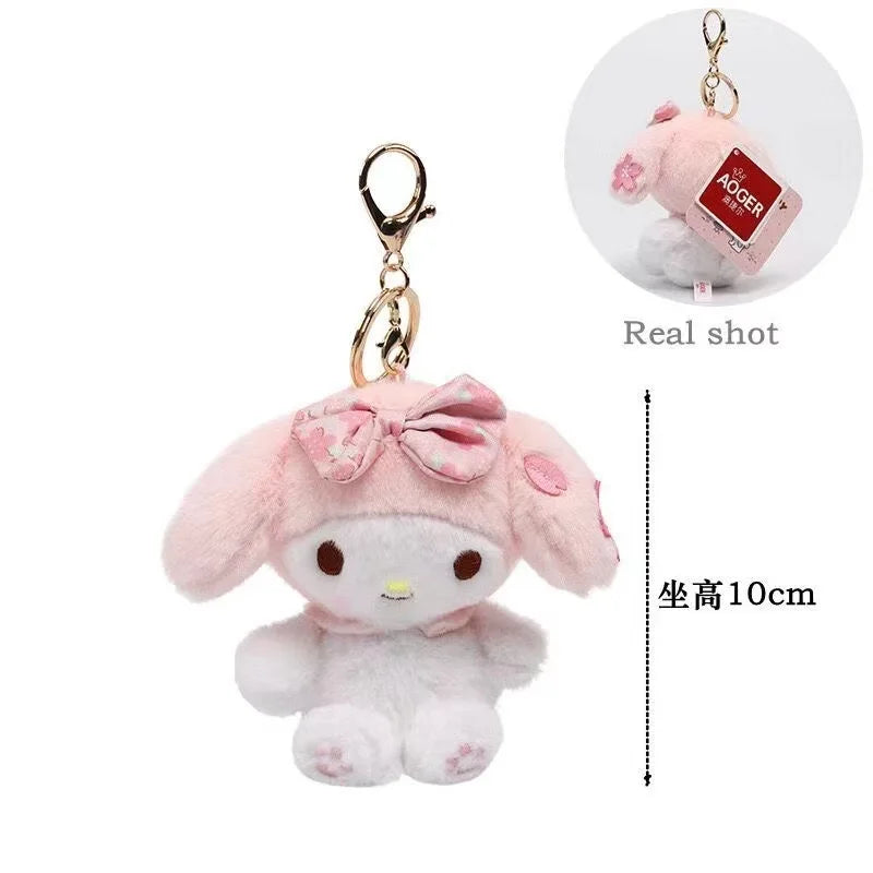 Original Sanrio Characters Plush Keychains
