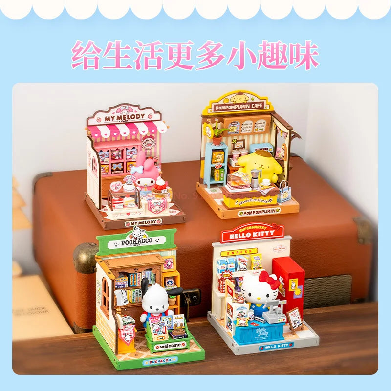 Sanrio Store Manager Series Assembling House Model Toys