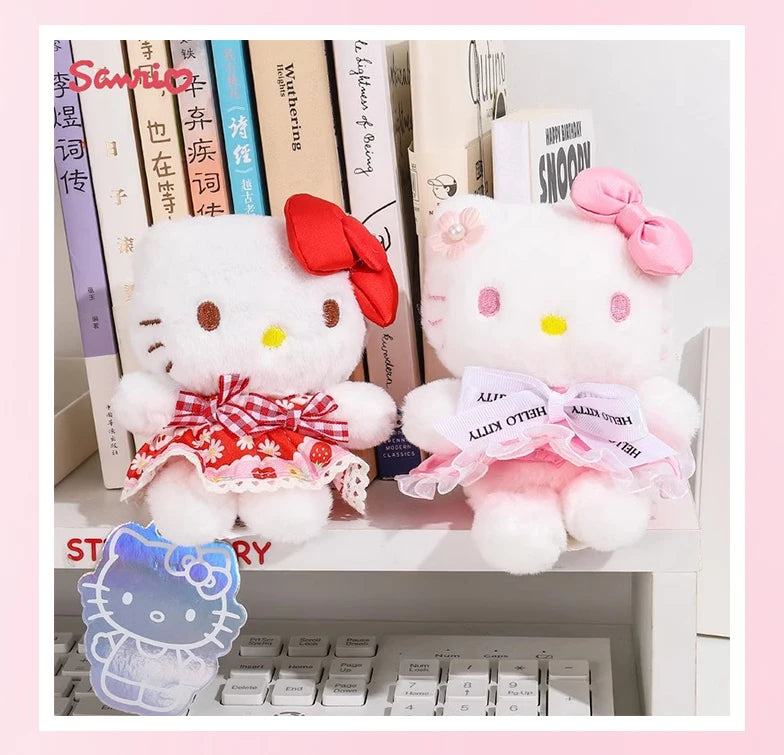 Hello Kitty 12cm Plush Keychain