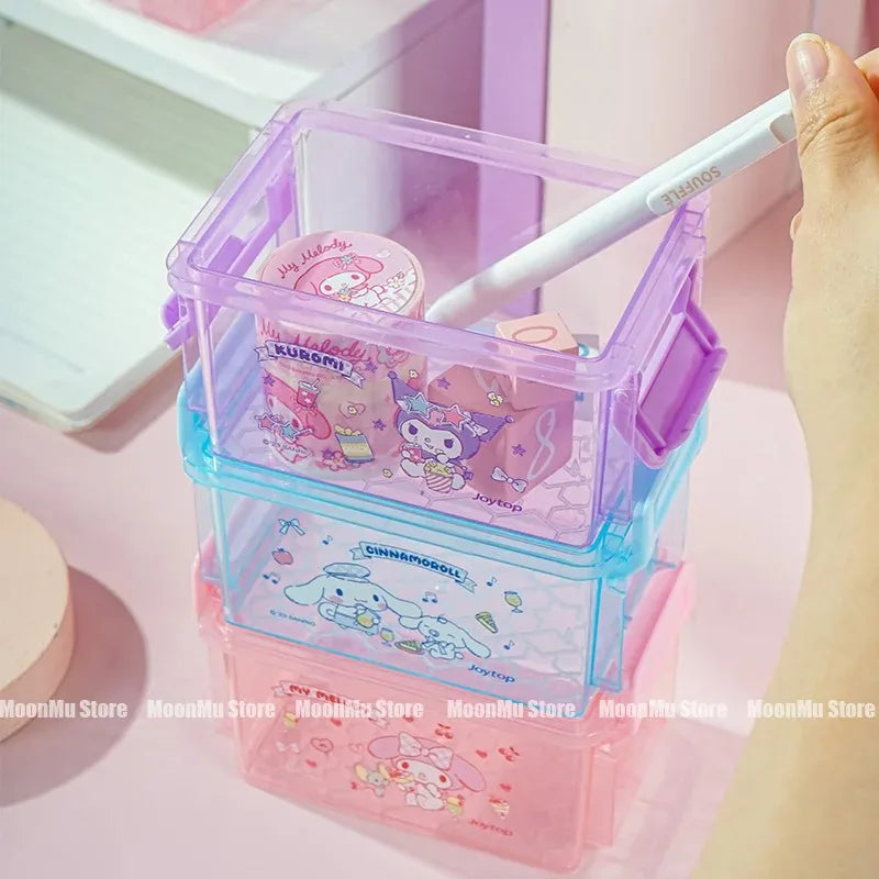 3Pc/Set Sanrio Desktop Organization Box