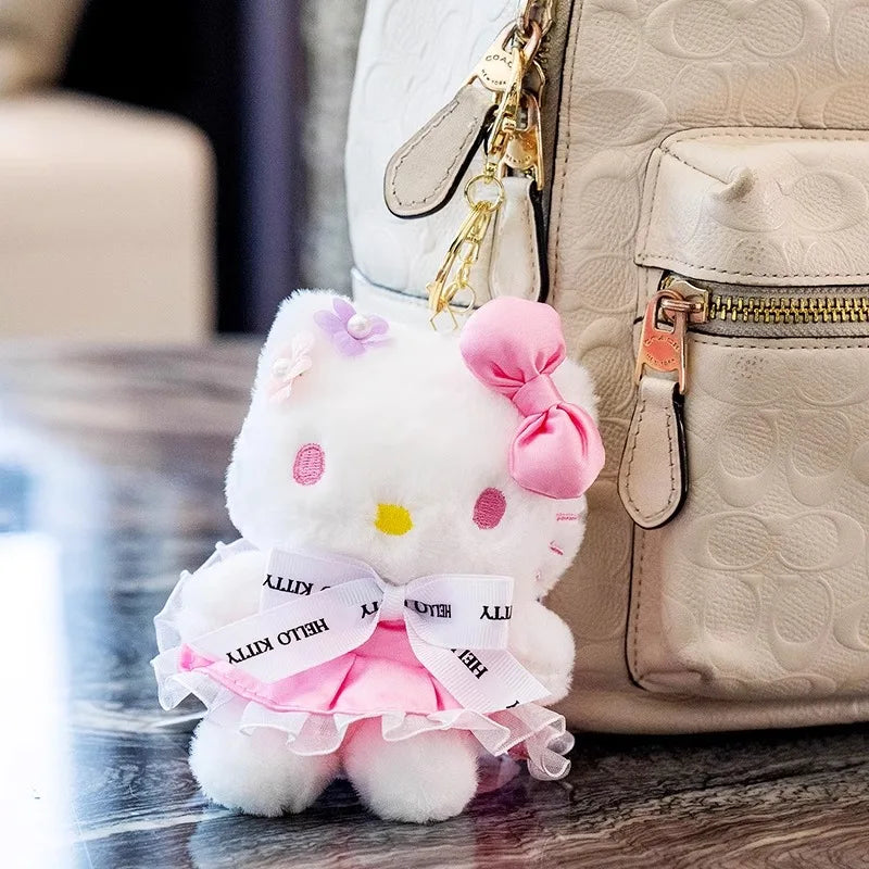 Hello Kitty 12cm Plush Keychain