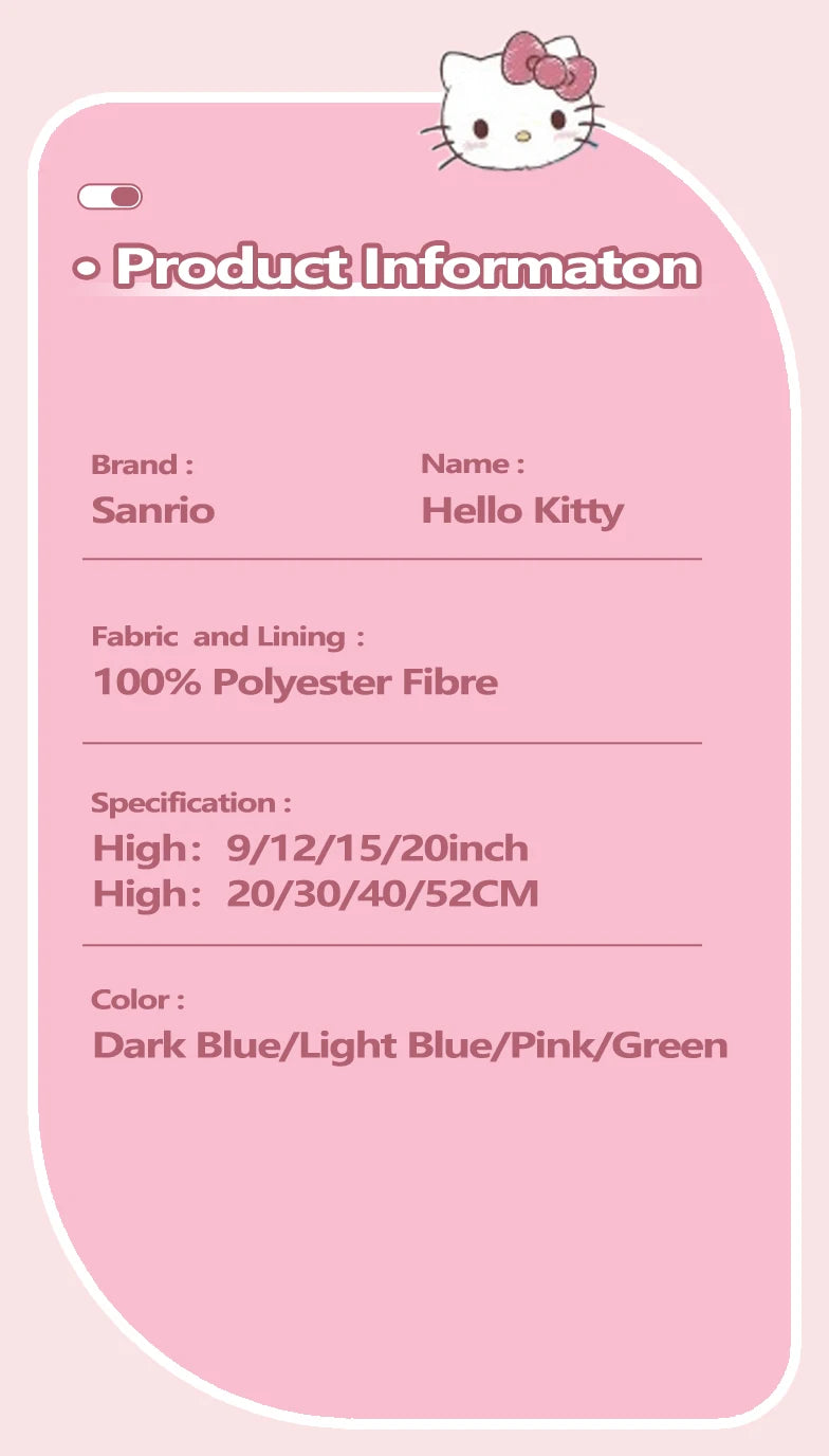 Colorful Hello Kitty Soft Plushies