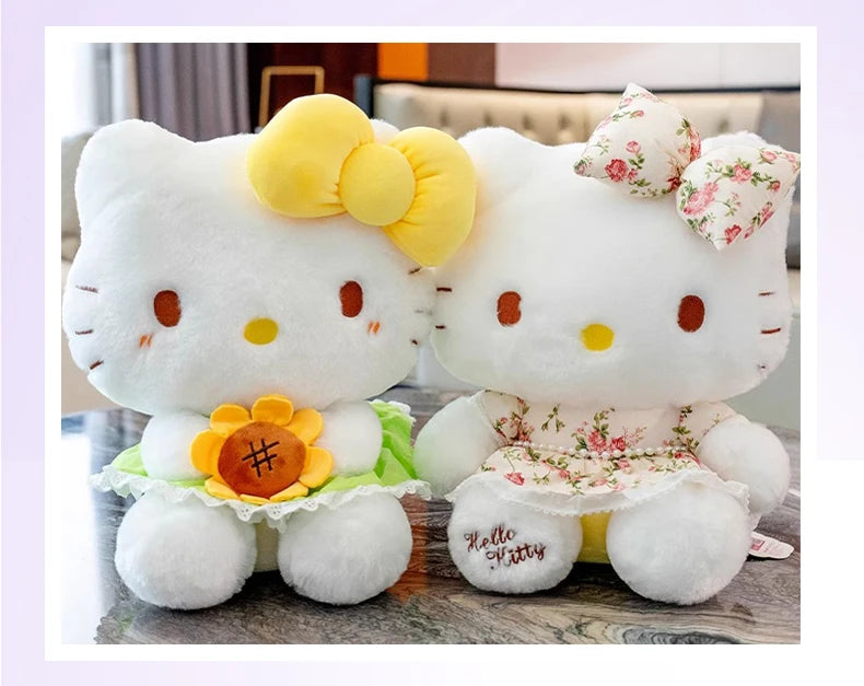Sanrio Hello Kitty 'Sunflower & Floral' Series Plushies