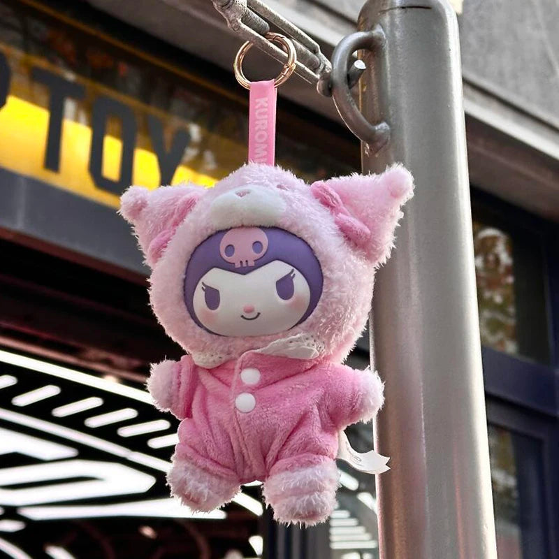 Sanrio Peach Berry Kuromi Blind Box Plush Keychain