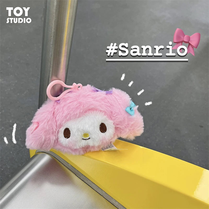 Sanrio Characters Plush Face Only Keychain