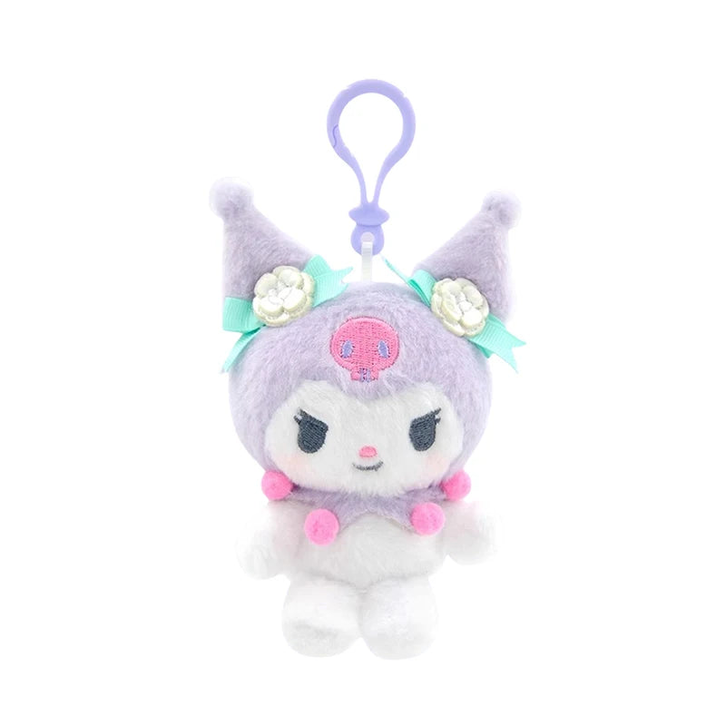 Sanrio Plush 10cm Adorable Flower Keychains