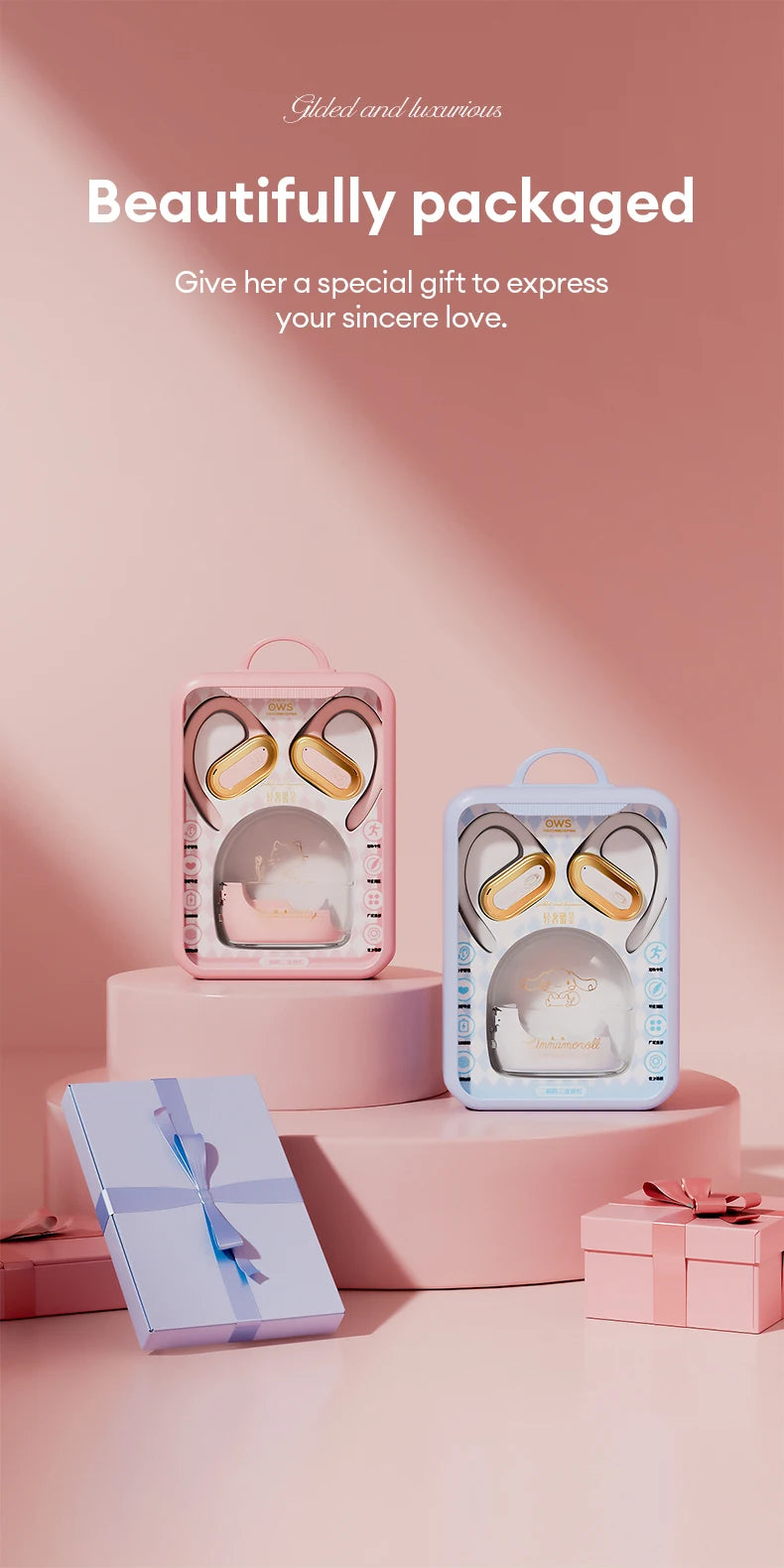 Hello Kitty & Cinnamoroll Wireless Bluetooth Earbuds