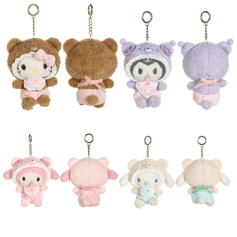 Sanrio Characters Baby Plush Doll & Keychains