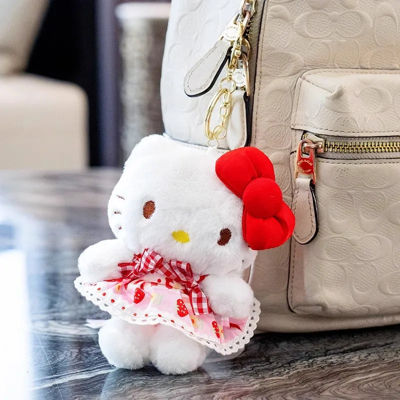 Hello Kitty 12cm Plush Keychain