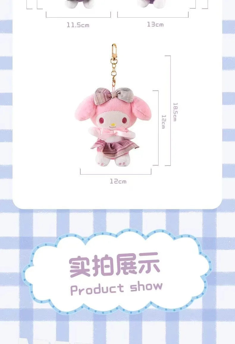 Original Sanrio Characters Plush Keychains