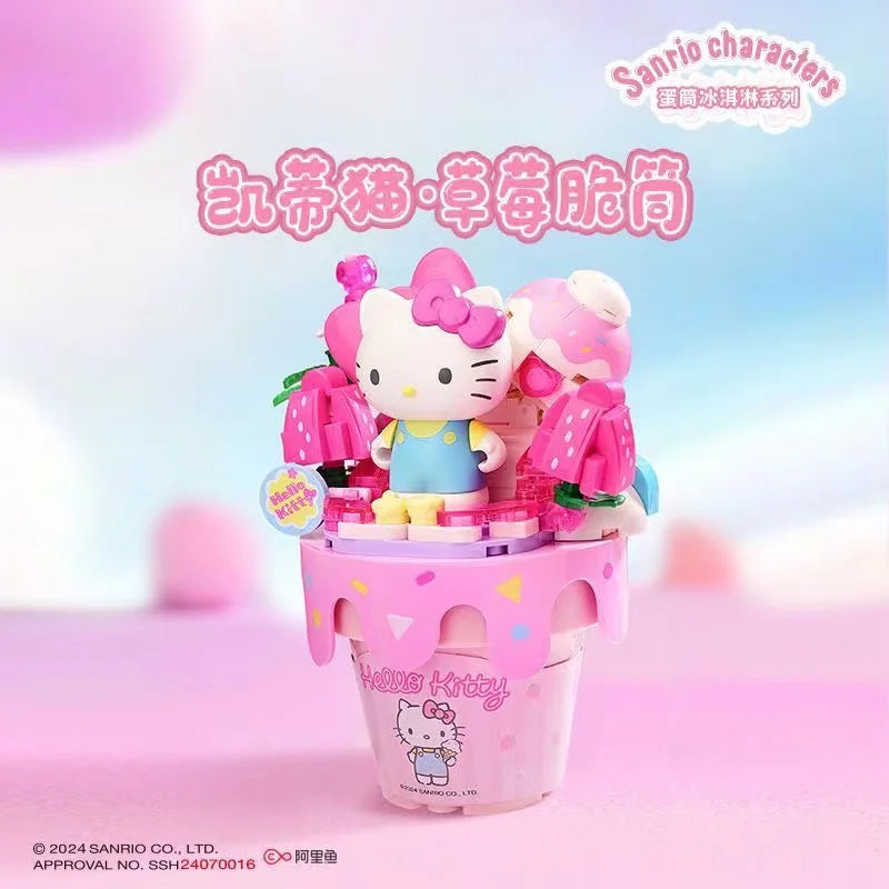Sanrio Characters 'Ice Cream Cake' Series Building Blocks