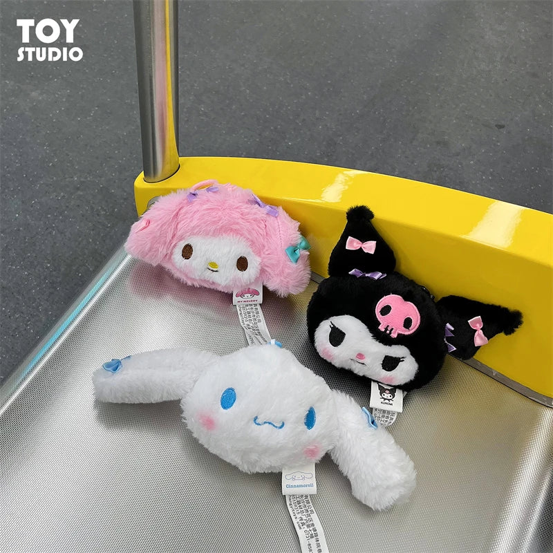 Sanrio Characters Plush Face Only Keychain