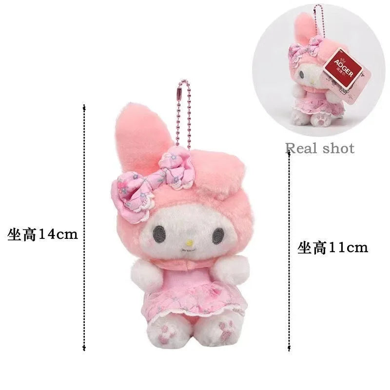 Original Sanrio Characters Plush Keychains
