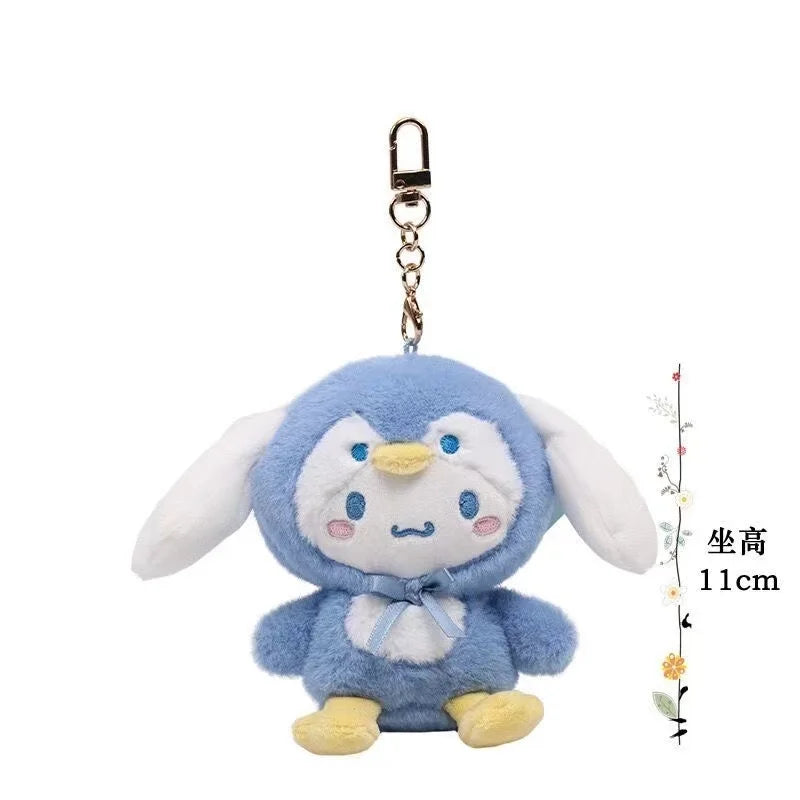 Original Sanrio Characters Plush Keychains