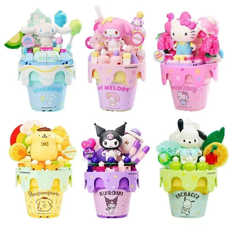 Sanrio Characters 'Ice Cream Cake' Series Building Blocks