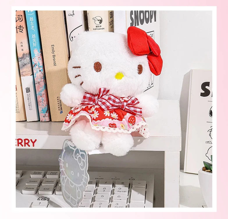 Hello Kitty 12cm Plush Keychain