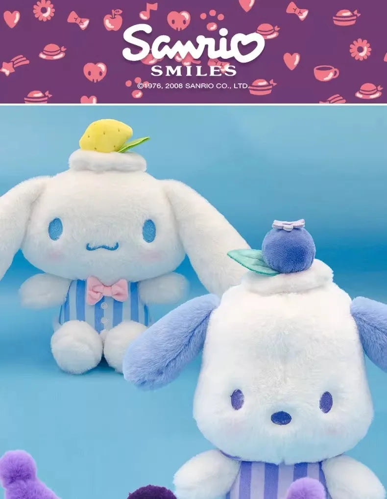 Sanrio Hello Kitty Anime Kuromi Melody Cartoon Cute Plush Stuffed Toys Soft Pillow Plushies Keyring Doll Birthday Gifts For Girl