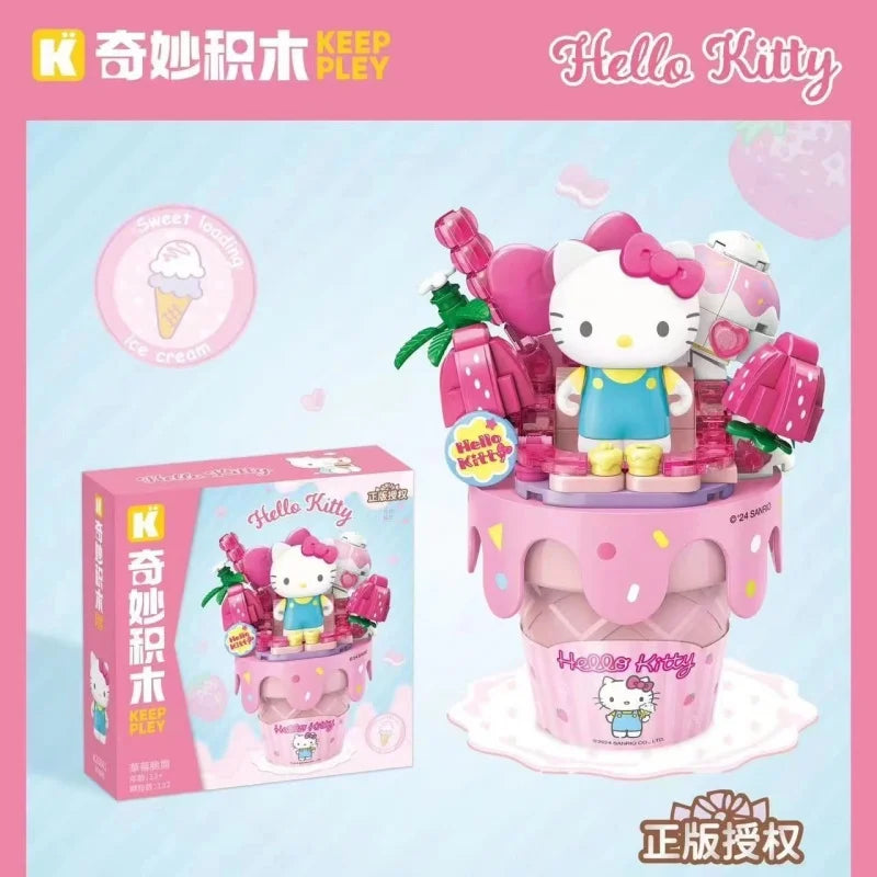 Sanrio Characters 'Ice Cream Cake' Series Building Blocks