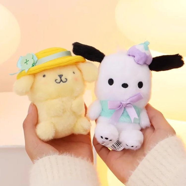 Sanrio Plush 10cm Adorable Flower Keychains