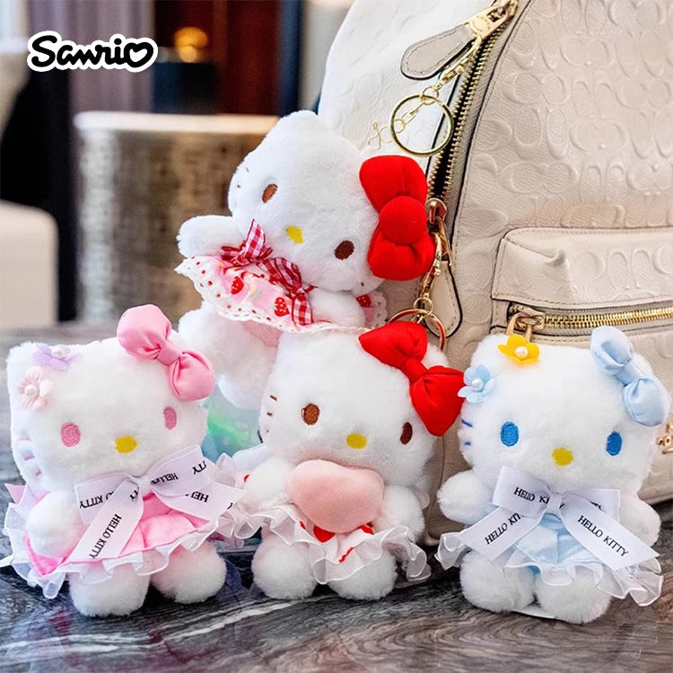 Hello Kitty 12cm Plush Keychain