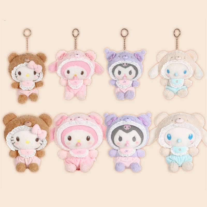 Sanrio Characters Baby Plush Doll & Keychains