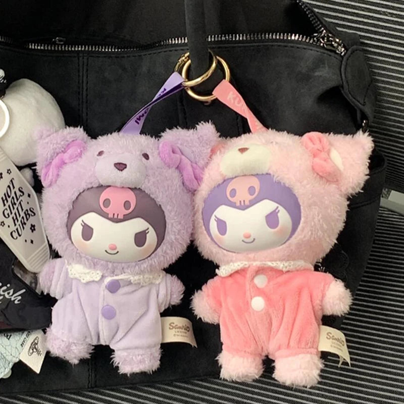 Sanrio Peach Berry Kuromi Blind Box Plush Keychain