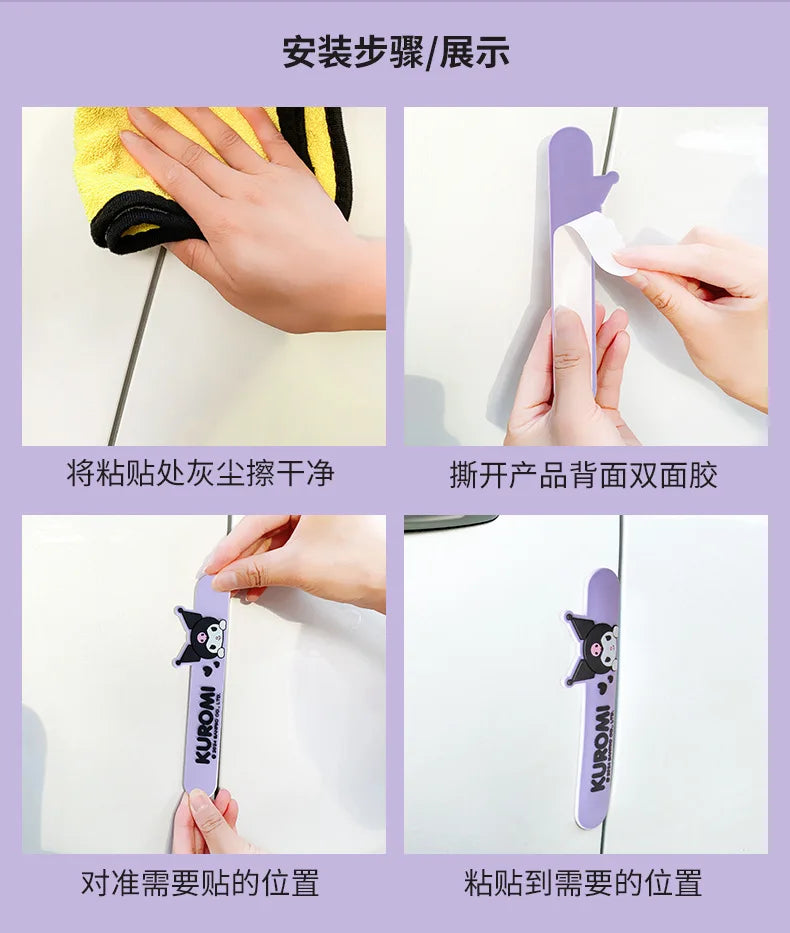 Kuromi Car Door Handle Decoration